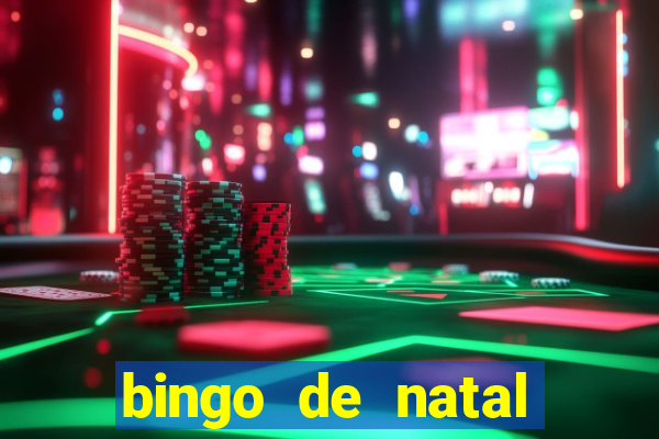 bingo de natal para imprimir gratis