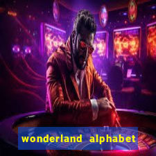 wonderland alphabet comic studio