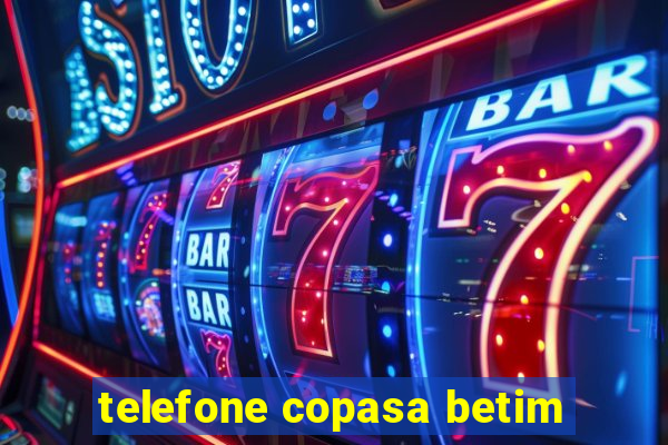 telefone copasa betim