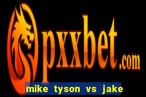 mike tyson vs jake paul assistir online