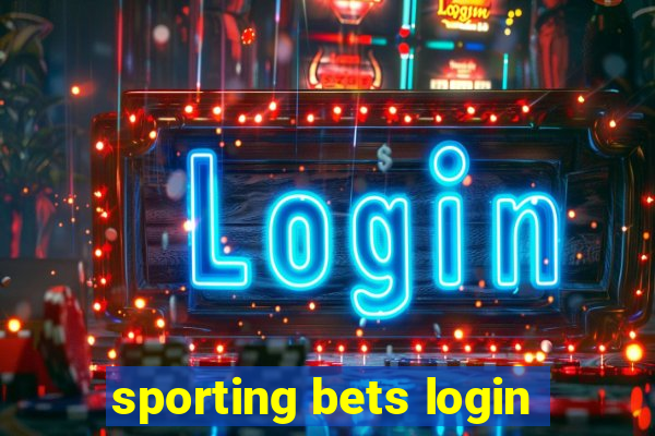 sporting bets login