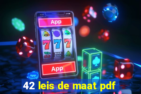 42 leis de maat pdf