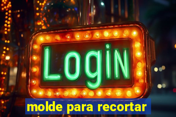 molde para recortar