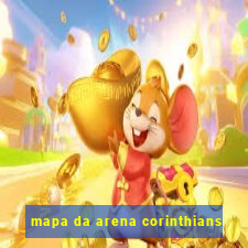 mapa da arena corinthians