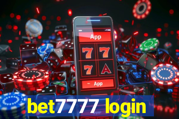 bet7777 login