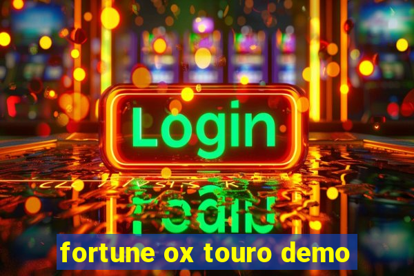 fortune ox touro demo