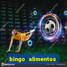 bingo alimentos para imprimir