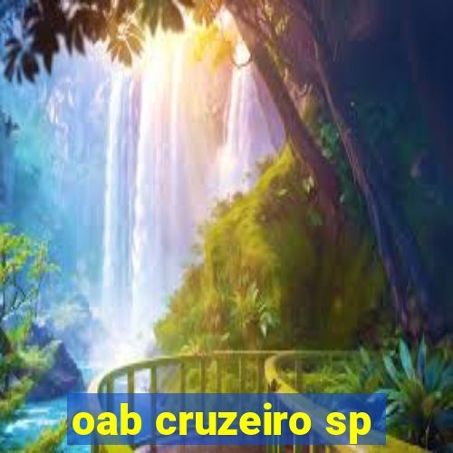 oab cruzeiro sp