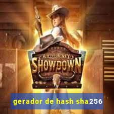 gerador de hash sha256