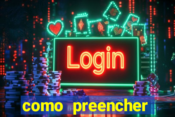 como preencher recibo de pagamento